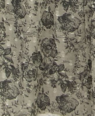 Juniors' Chiffon Printed Fit & Flare Midi Dress