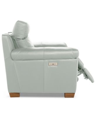 Julius II Leather Power Recliner, Exclusively at Macy's
