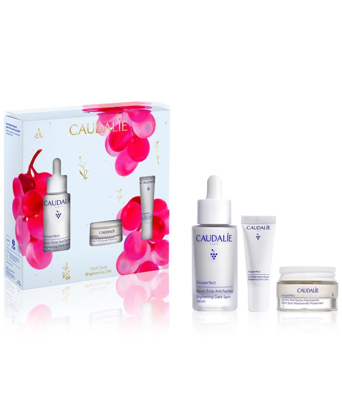 Caudalíe 3-pc. Vinoperfect Brightening Holiday Skincare Set In Transparent
