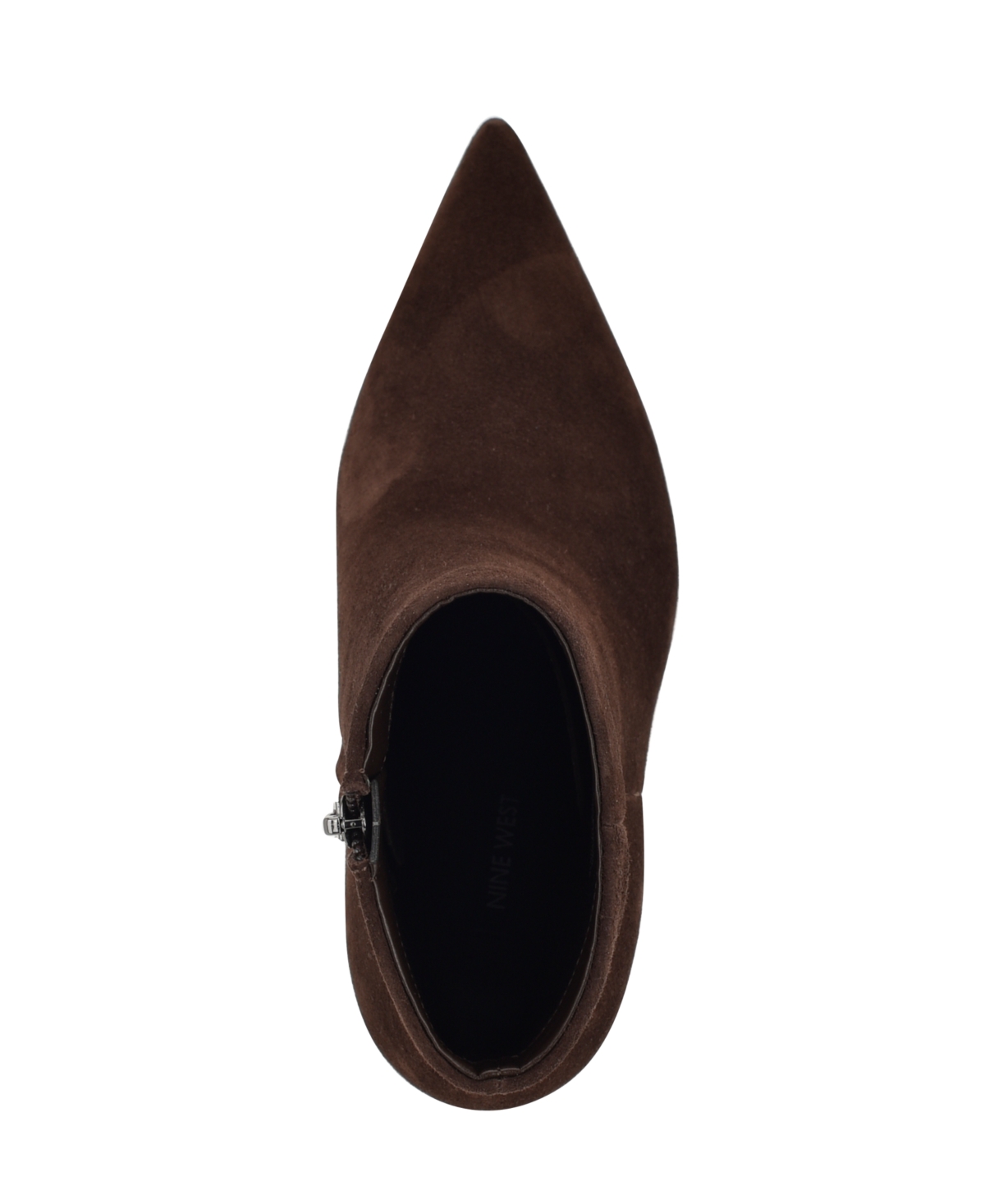 Nine West Women's Ariza Block Heel Dress Ankle Booties In Brown