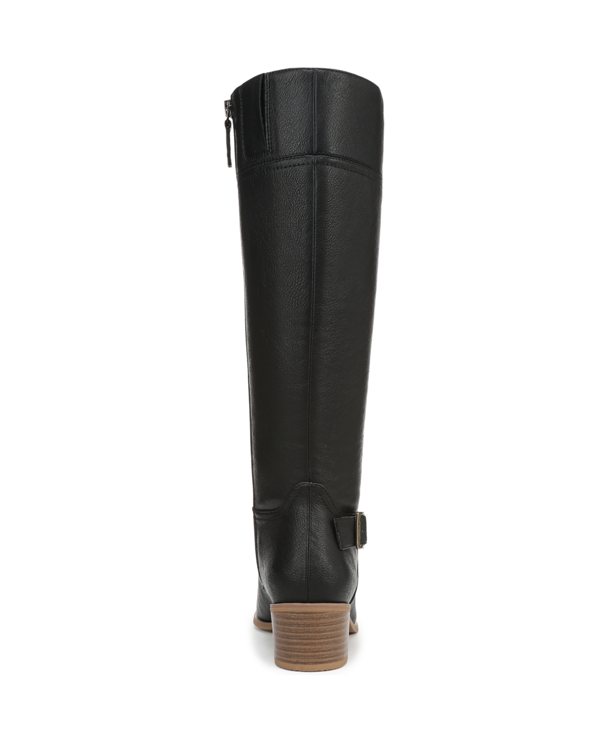 Dr. Scholl's Women's Adeline Wide Calf Block Heel Zip Tall Boots In Black