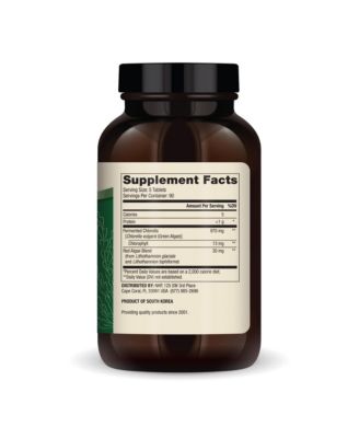Fermented Chlorella with Chlorophyll, 90 Servings, Supports Immune and Organ Health