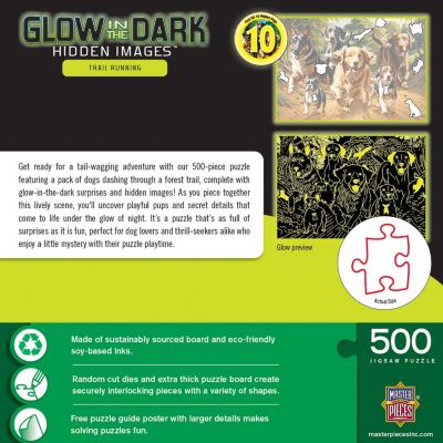 Hidden Images - Trail Running 500 Piece Jigsaw Puzzle