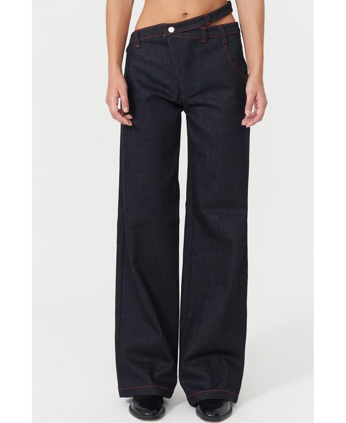 Davidson Asymmetric Belt Pants