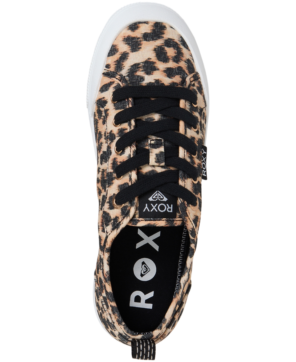Roxy Women's Shorebreak Lace Up Sneakers In Animal Print