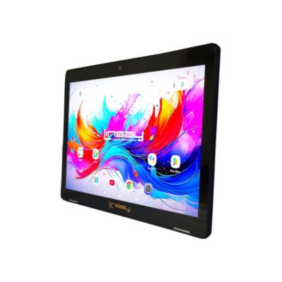 10.1" Octa Core 256GB Storage Android 15 Tablet with POP Holder and Pen Stylus