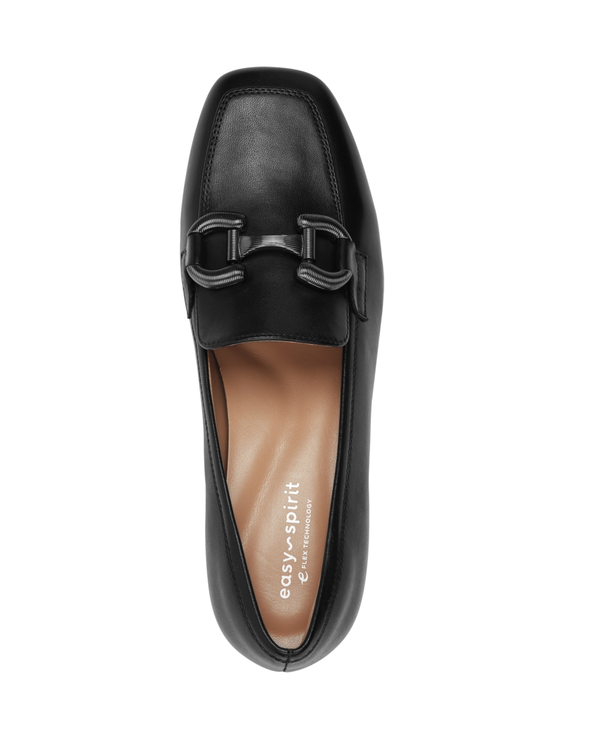 Easy Spirit Women's Franny Eflex Bit Block Heel Loafers In Black