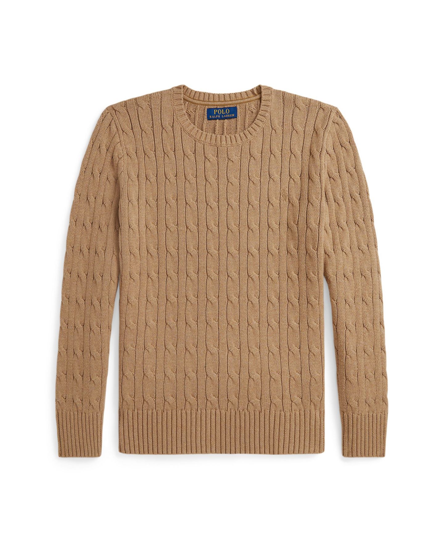 Свитер Polo Ralph Lauren Cable-Knit Cotton Sweater для мальчиков, цвет: Верблюжий — фото 4