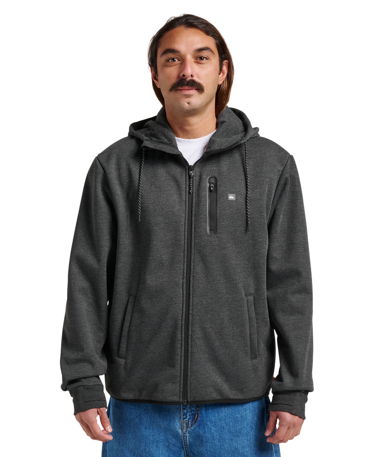 Men's Departure Zip Fleece Sweatshirt - Phantom heather