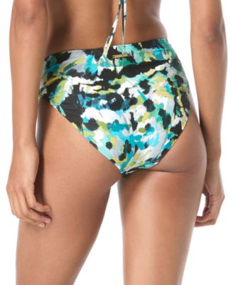 Women's Printed Twist-Front Bikini Bottoms
