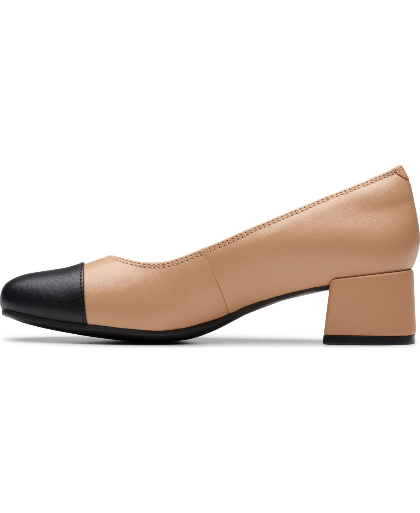 Женские туфли Clarks Iridessa May Slip-On Pumps, цвет: Бежевый кожаный — фото 10