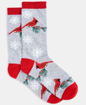 Holiday Lane - Women's Cardinal Socks