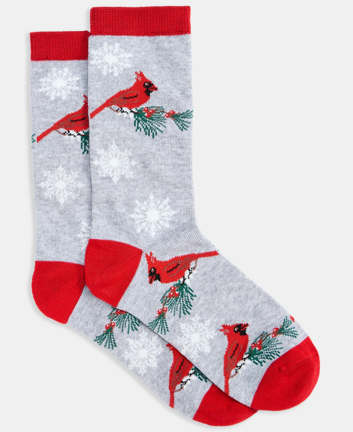 Holiday Lane Women's Cardinal Socks 10021313000, Macy's Exclusive