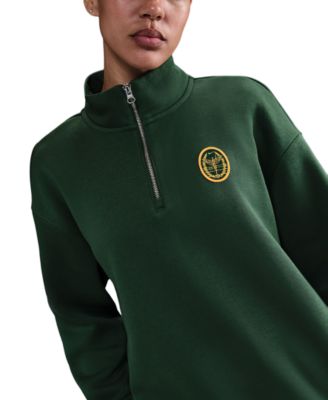 Sportswear Women's Phoenix Fleece Oversized 1/4-Zip Long Sweatshirt