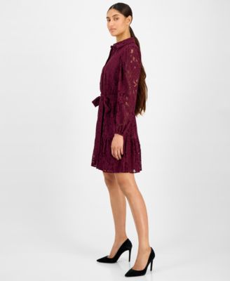 Petite Collared Shirt Dress