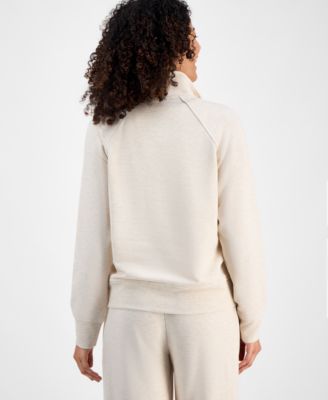 Petite Luxsoft Fleece Half-Zip Sweatshirt, Macy's Exclusive