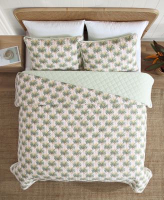 Tommy Bahama Santiago Cotton Reversible 2-Pc. Quilt Set, Twin
