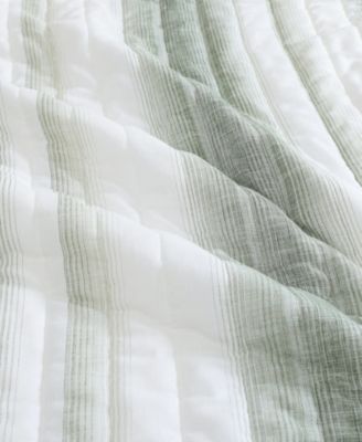 Tommy Bahama La Prisma Stripe Texture Cotton 3-Pc. Quilt Set, King