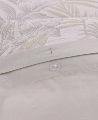 Tommy Bahama Jungle Palms Cotton 3-Pc. Duvet Cover Set, King