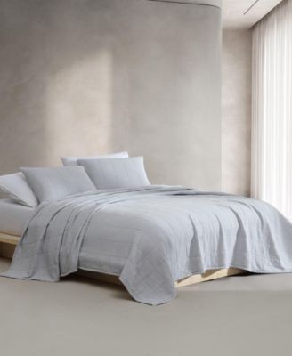Calvin Klein Gauze Solid Quilt Set In Sand