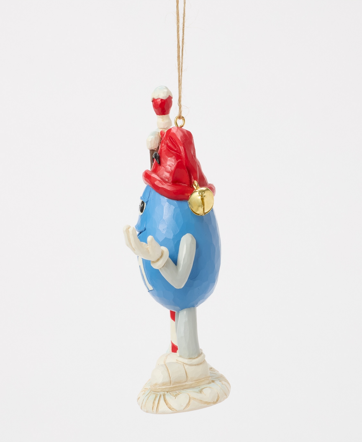 Jim Shore M And M's Blue Character Elf Ornament In Multi