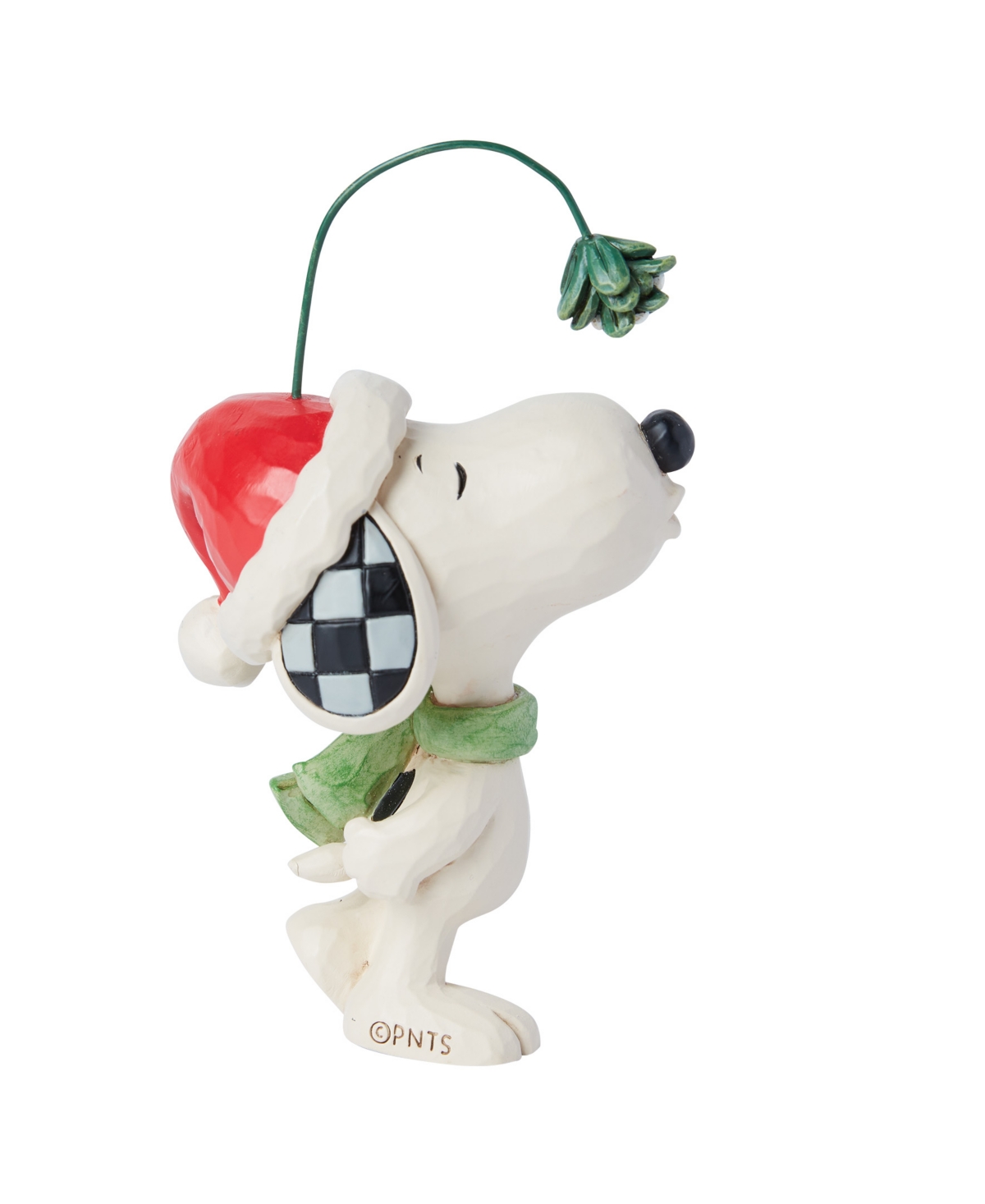 Jim Shore Snoopy Mistletoe Mini Figurine In Multi