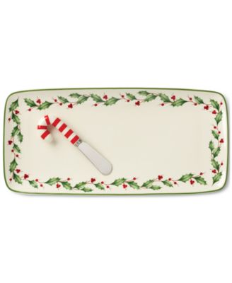 Holiday 3-Piece Hostess Set with Spreader
