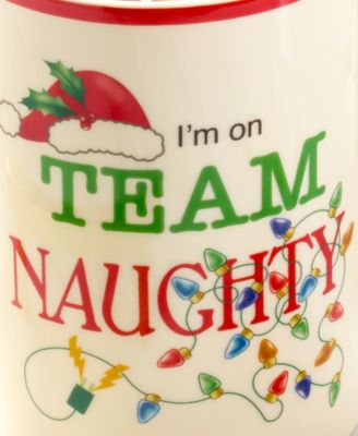 Holiday Naughty & Nice Mugs, Set of 2