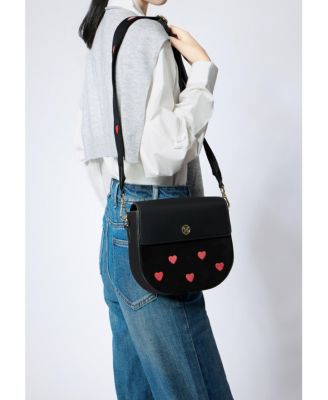 Embroidered Victoria Hyde Love heart Party Small Satchel Crossbody