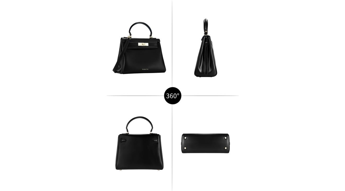 Женская сумка Victoria Hyde London Victoria Handbag with Gold Hardware, цвет: Чёрный — фото 8