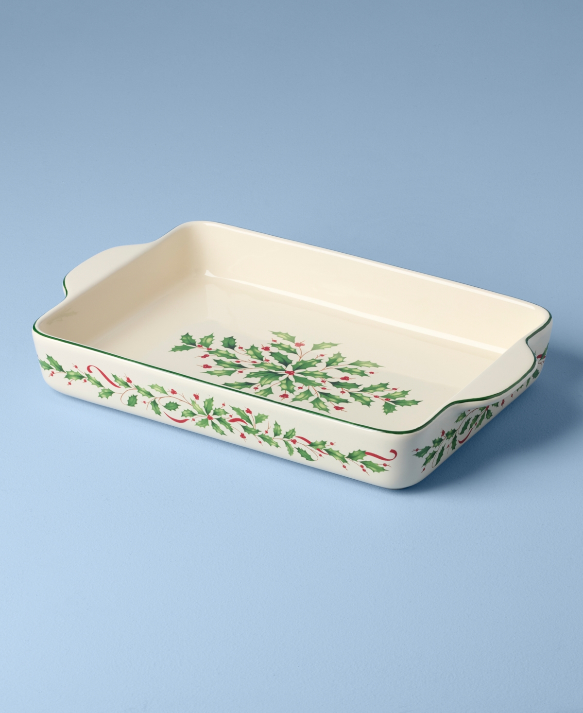 Lenox Holiday Rectangular Large Baking Dish In Neutral
