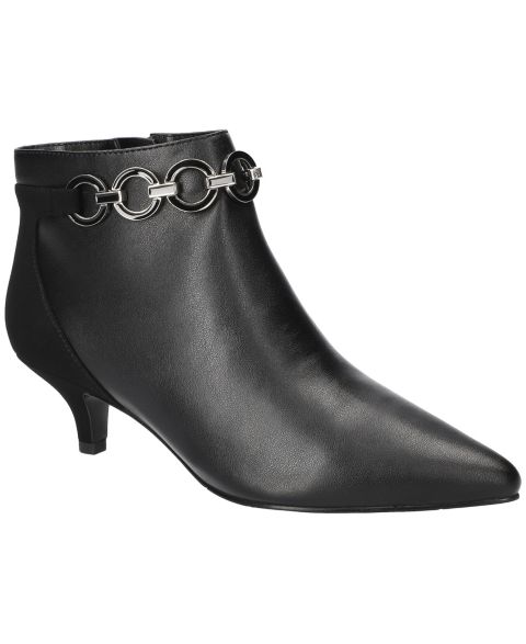 Женские ботинки Easy Street Jinx Ankle Zipper Dress Booties, цвет: Чёрный