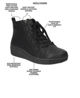 Women's Hollyann Slip Resistant Ankle Boots