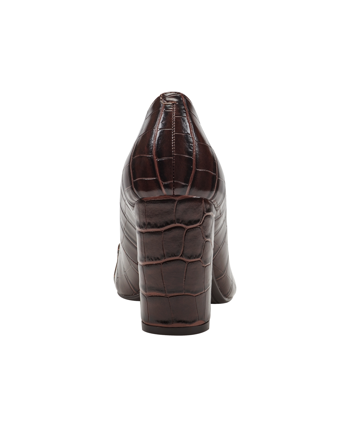 Marc Fisher Women's Gruff Bit High Block Heel Pumps In Brown
