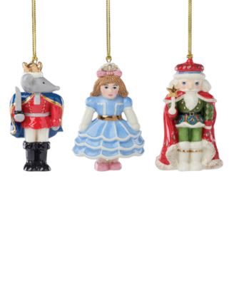 Lenox - Porcelain Nutcracker Ballet Ornament, Set of 3