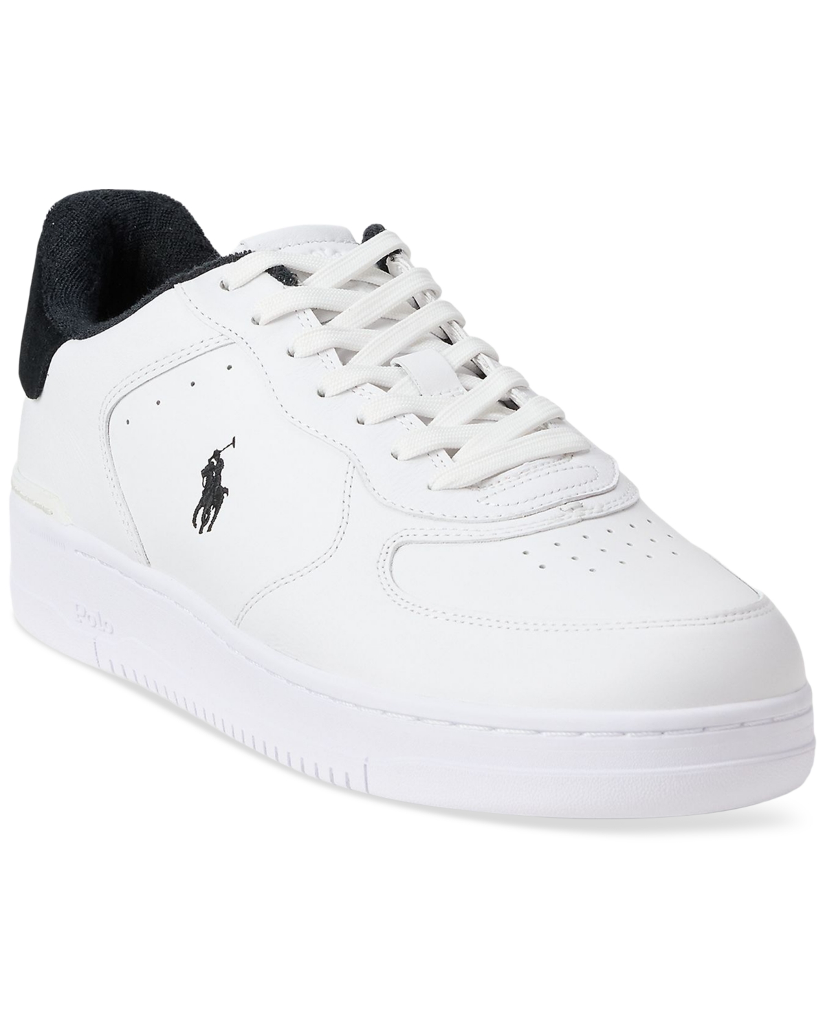 Polo Ralph Lauren Men's Masters Court Leather Sneakers In Multi