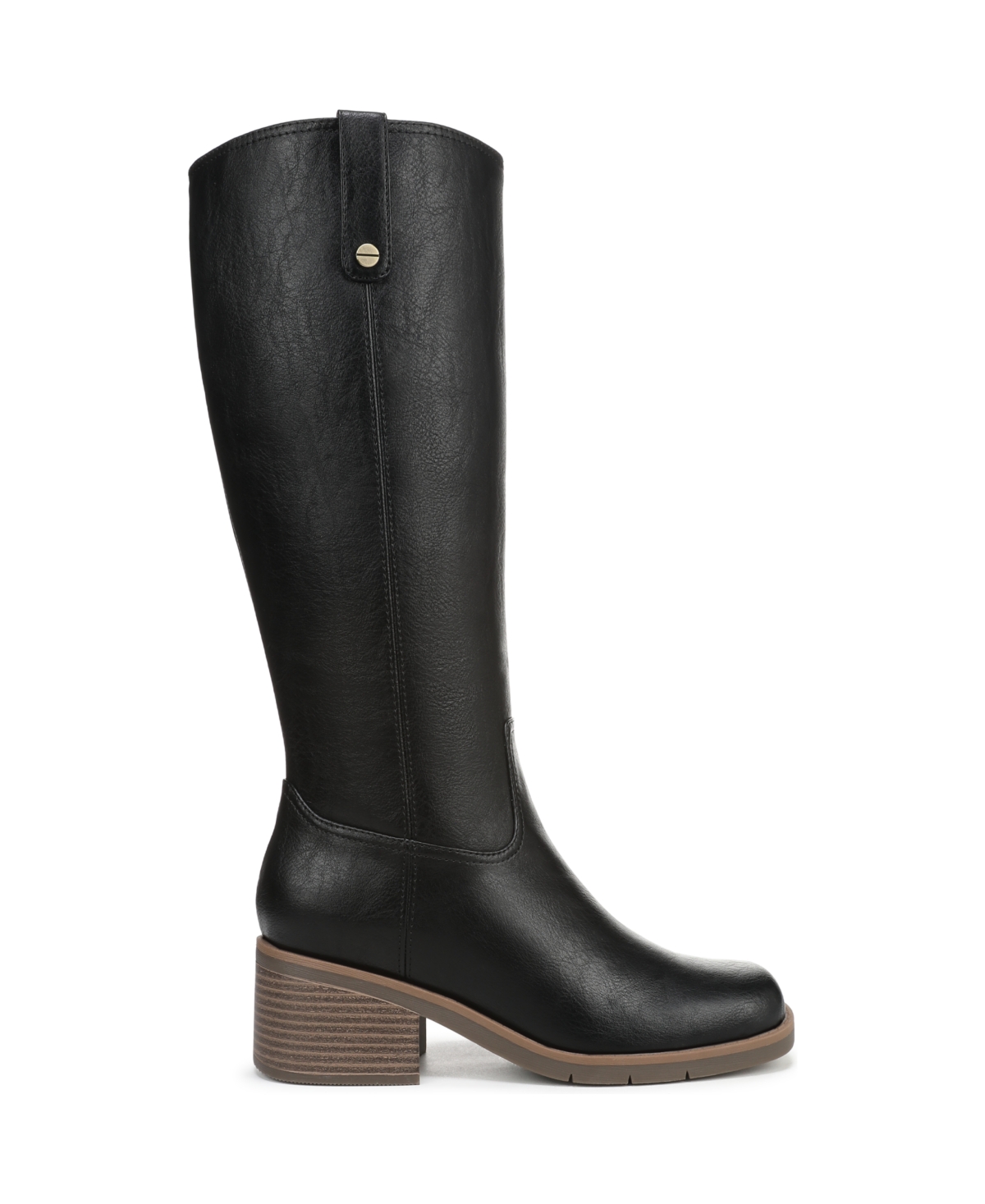 Dr. Scholl's Women's Joplin Square Toe Block Heel Riding Tall Boots