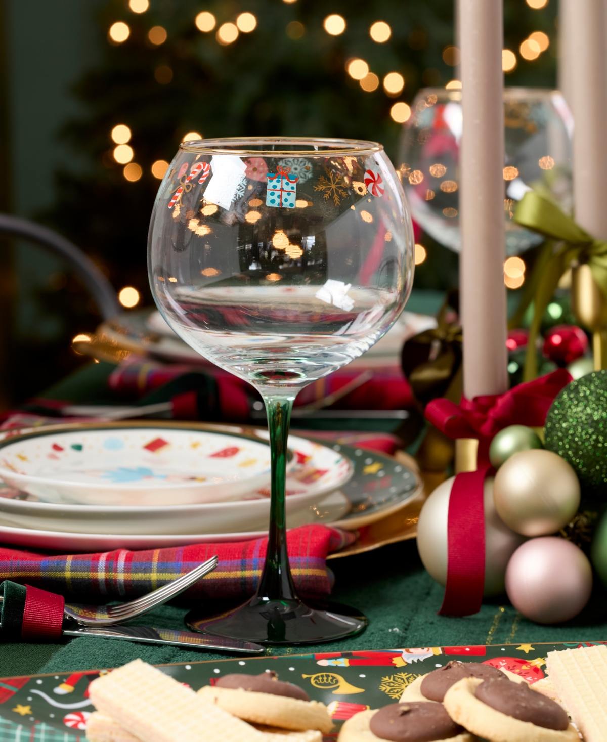 Lenox Nutcracker Ballet Balloon Wine Glasses, Set Of 4