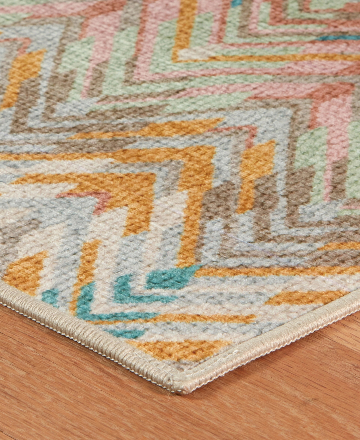 Dash And Albert Rugs By Annie Selke Seneca Machine Washable Da2343 5'x8' Area Rug In Multi