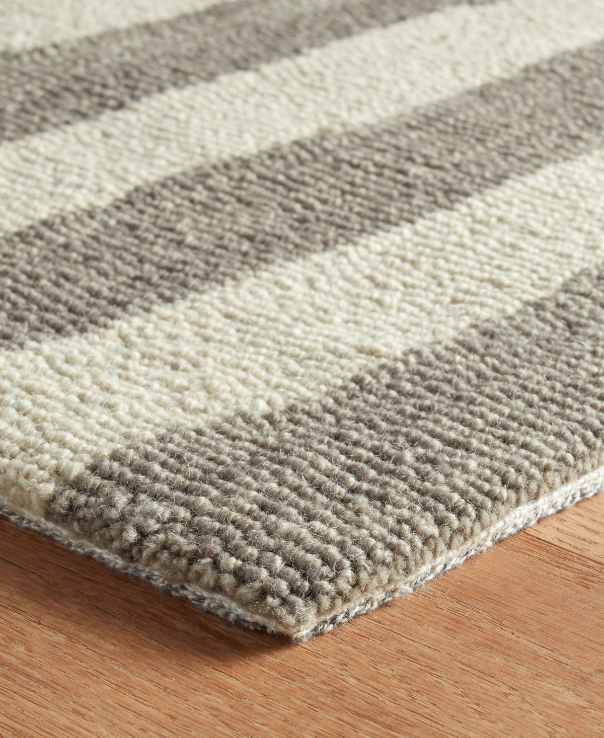 Dash And Albert Rugs By Annie Selke Silas Stripe Da2220 8'x10' Area Rug In Gray