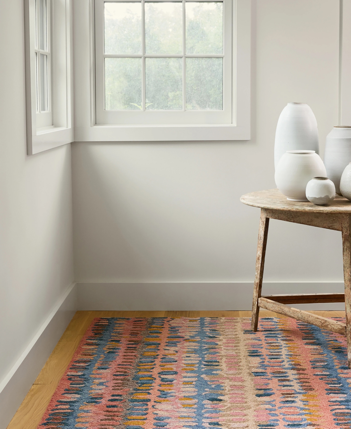 Dash And Albert Rugs By Annie Selke Paint Chip Wool Da1832 8'x10' Area Rug In Multi
