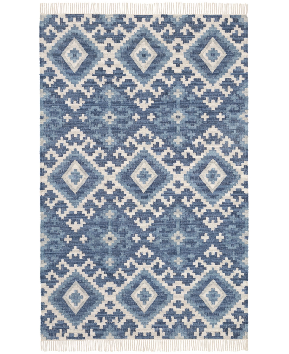 Dash And Albert Rugs By Annie Selke Marmara Kilim Da1365 3'x5' Area Rug In Blue