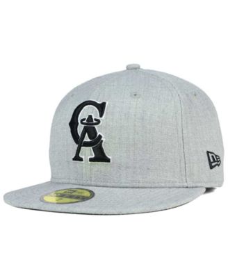 New Era - Los Angeles Angels of Anaheim Heather Black White 59FIFTY Cap