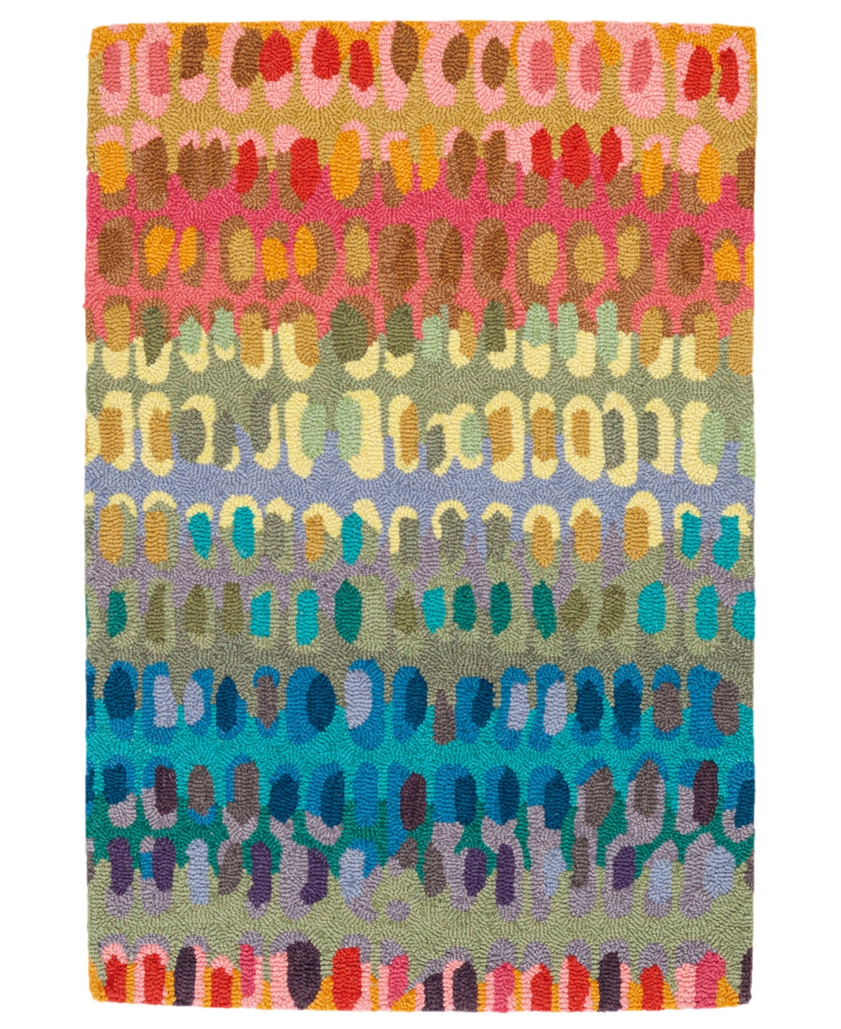 Dash And Albert Rugs By Annie Selke Paint Chip Wool Da552 8'x10' Area Rug In Multi