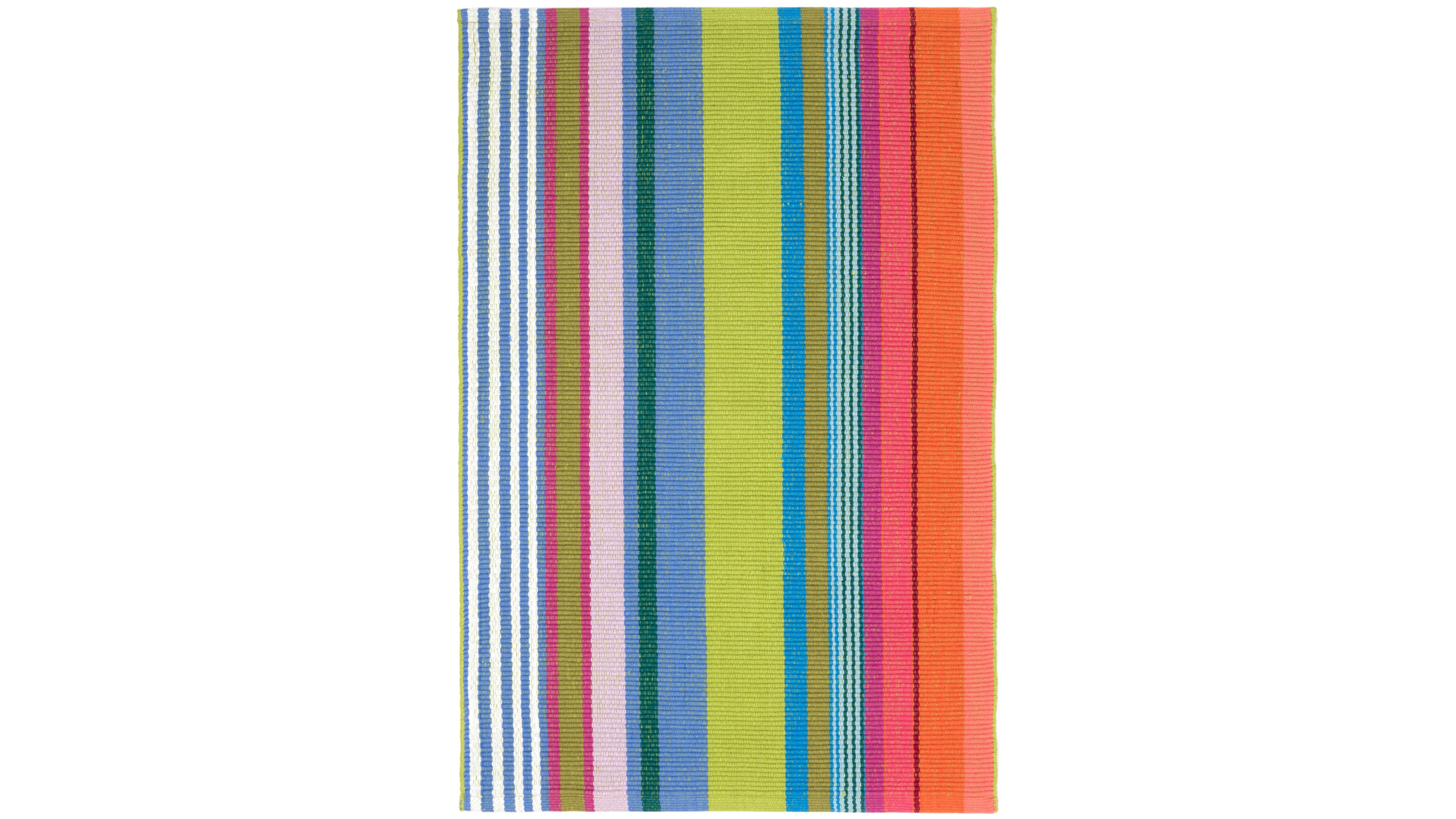 Dash and Albert Rugs by Annie Selke Mellie Stripe Cotton RDA437 8'x10' Area Rug