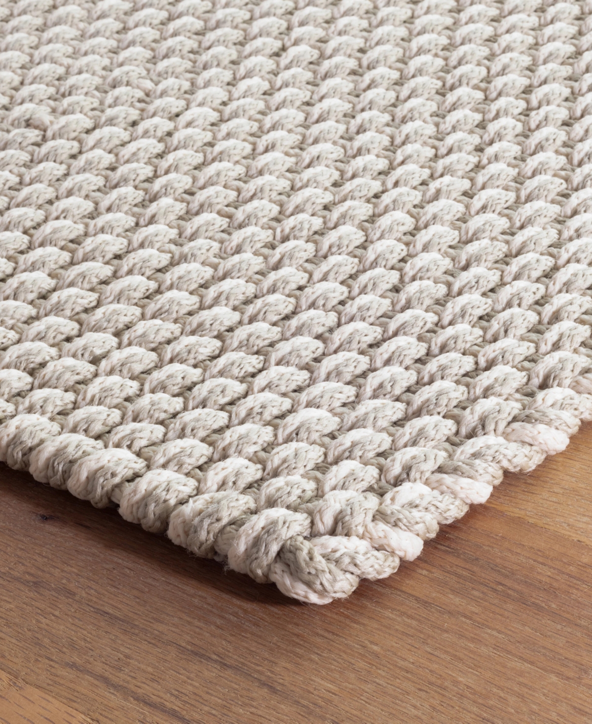 Dash And Albert Rugs By Annie Selke Two-tone Rope Indoor/outdoor Rdb224 2'x3' Area Rug In Multi