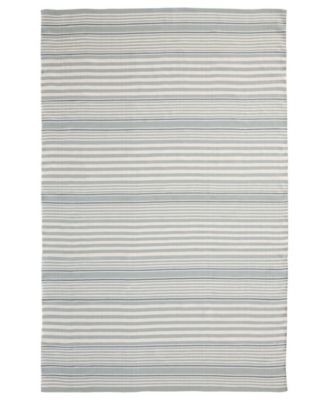 Dash and Albert Rugs by Annie Selke - Rugby Stripe Indoor/Outdoor RDB177 6'x9' Area Rug