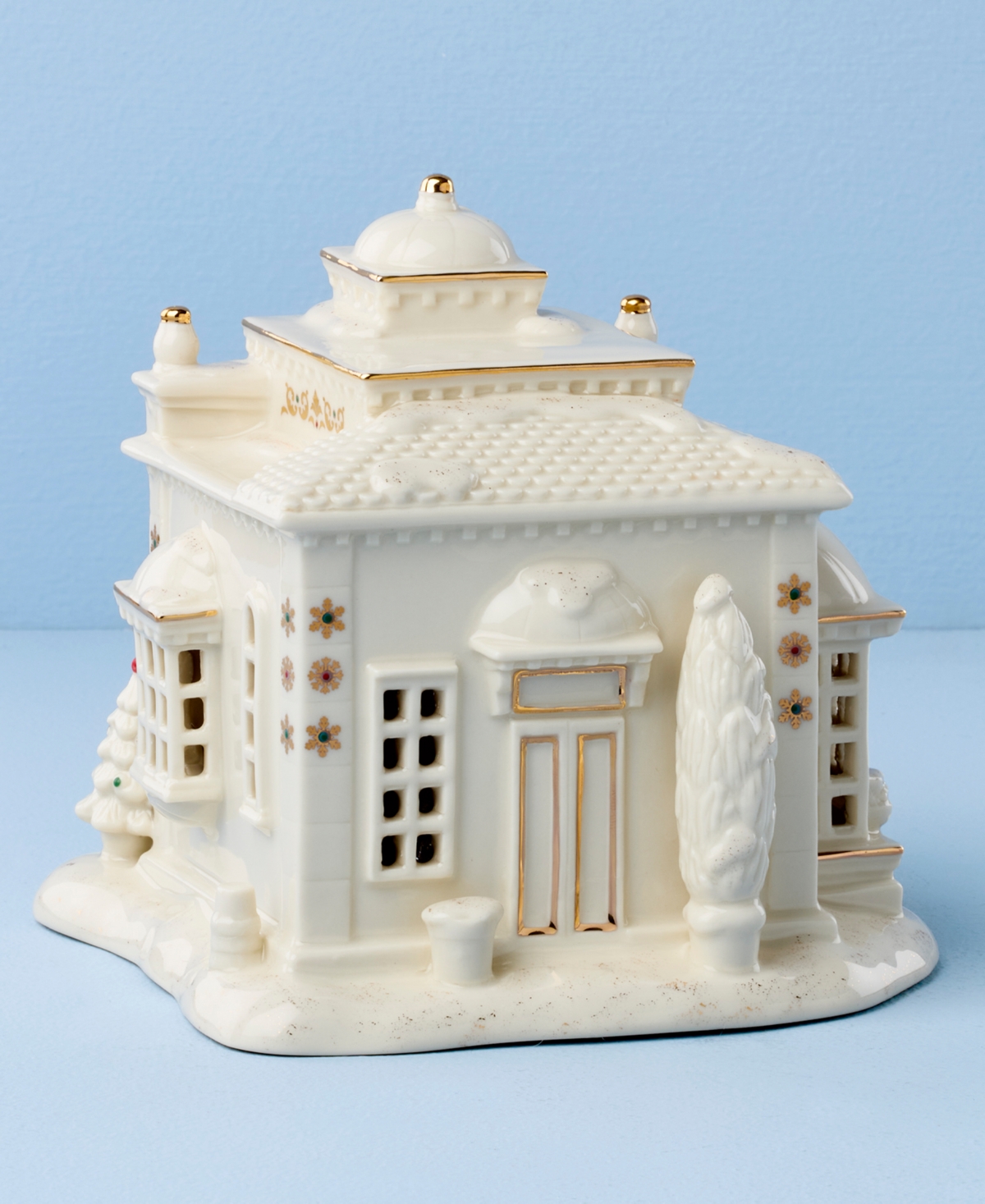 Lenox New For 2025!  Mistletoe Park Light-up Flower Shop Figurine In Multi