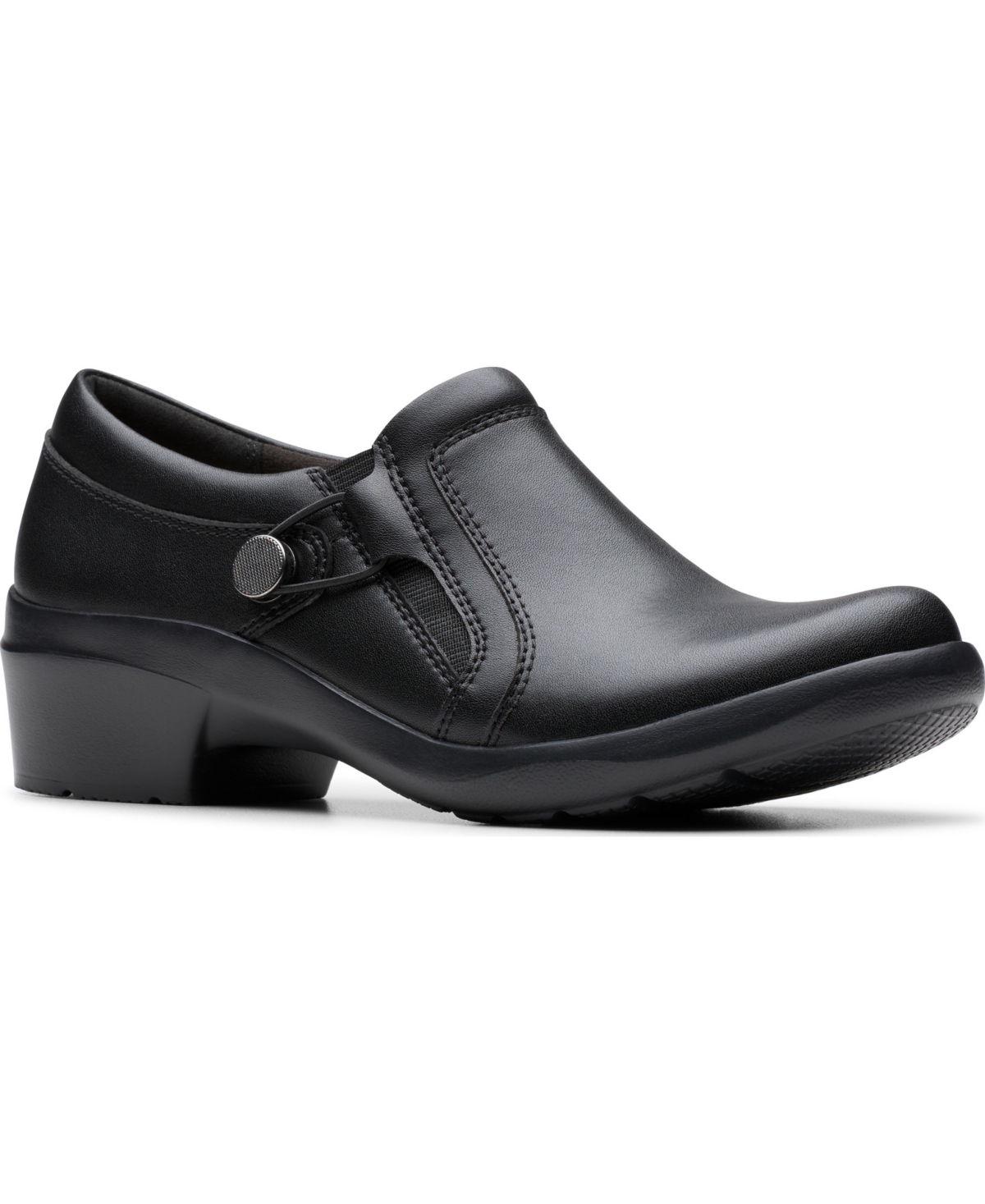 Collection Women's Angie Holly Slip On Loafers - Black Leather