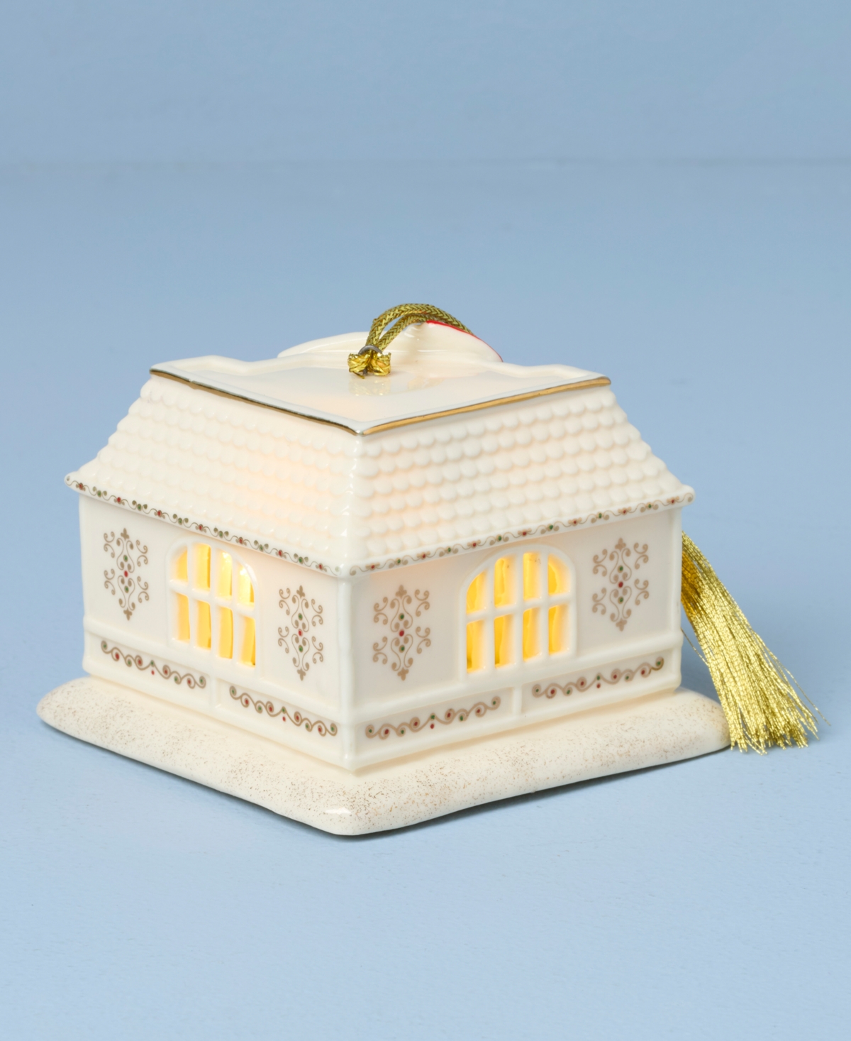 Lenox New For 2025!  Mistletoe Park Diner Lit Ornament In Neutral